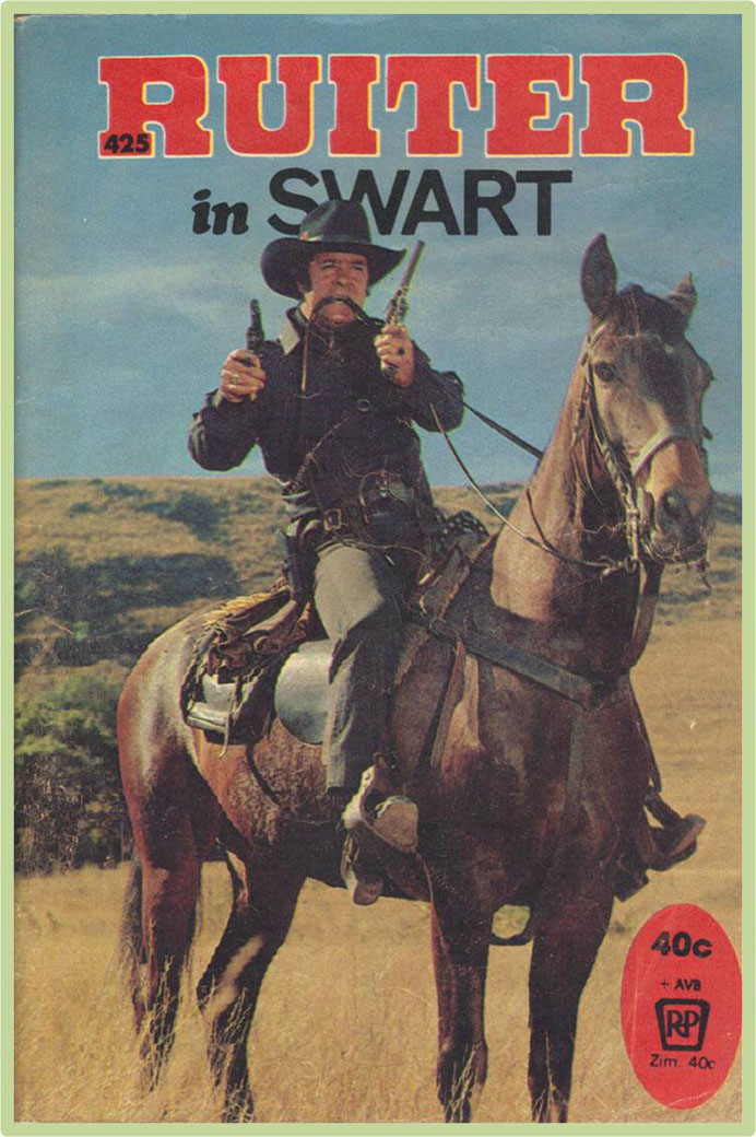 Ruiter in Swart